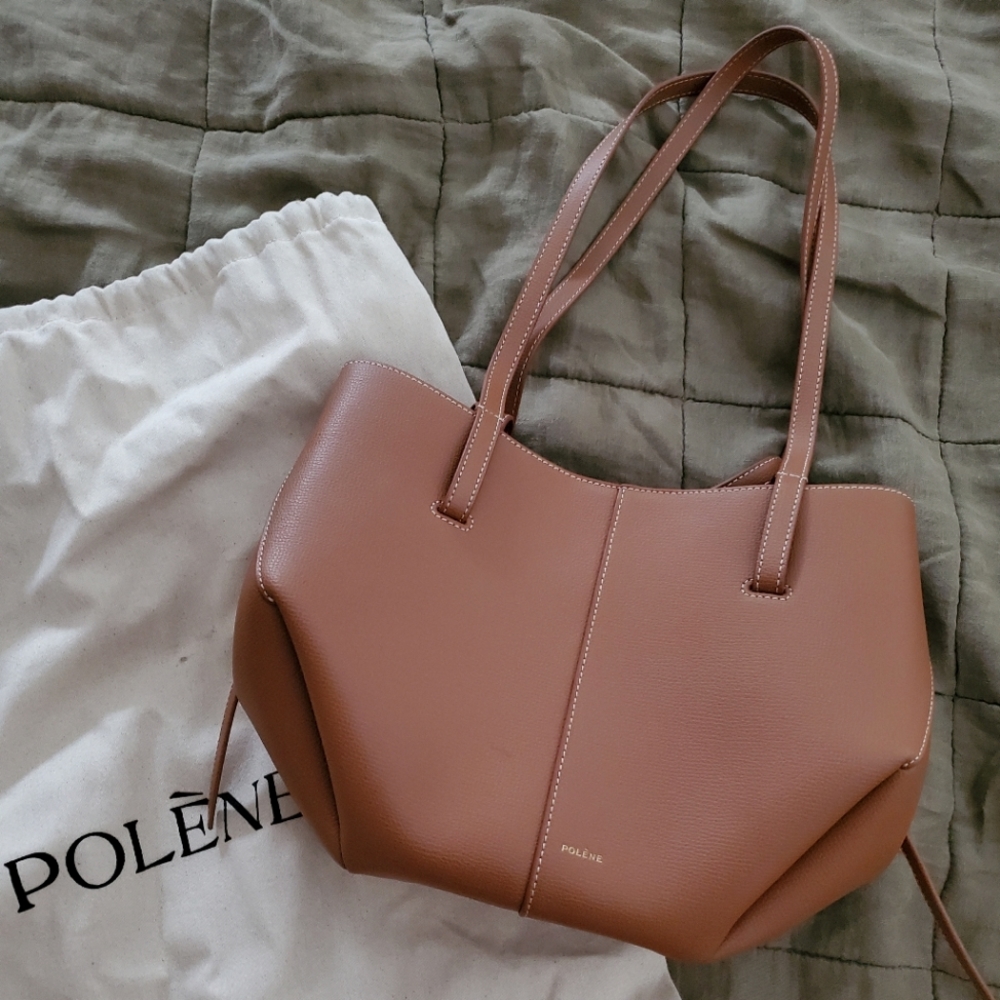 Polene Cyme Mini in Camel